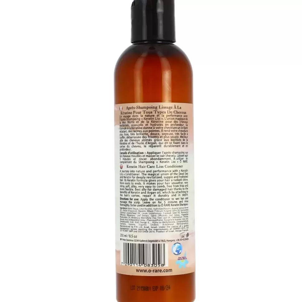 O RARE Apres Shampoing Keratin Liss - Tous Types De Cheveux Shop