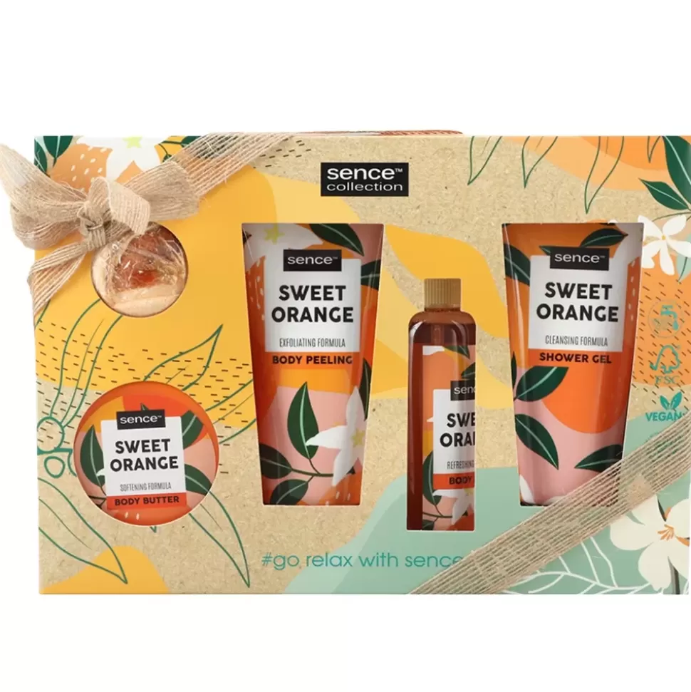 SENCE Coffret Cadeau - Soins Corps A L'Orange Store