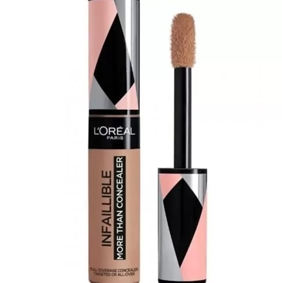 L'OREAL Correcteur Et Fond De Teint 2 En 1 Infaillible More Than Concealer - 337 Amande Clearance