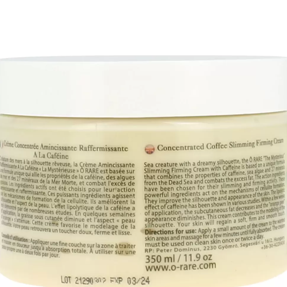 O RARE Crème Concentree Amincissante Et Raffermissante A La Cafeine - La Mysterieuse Discount