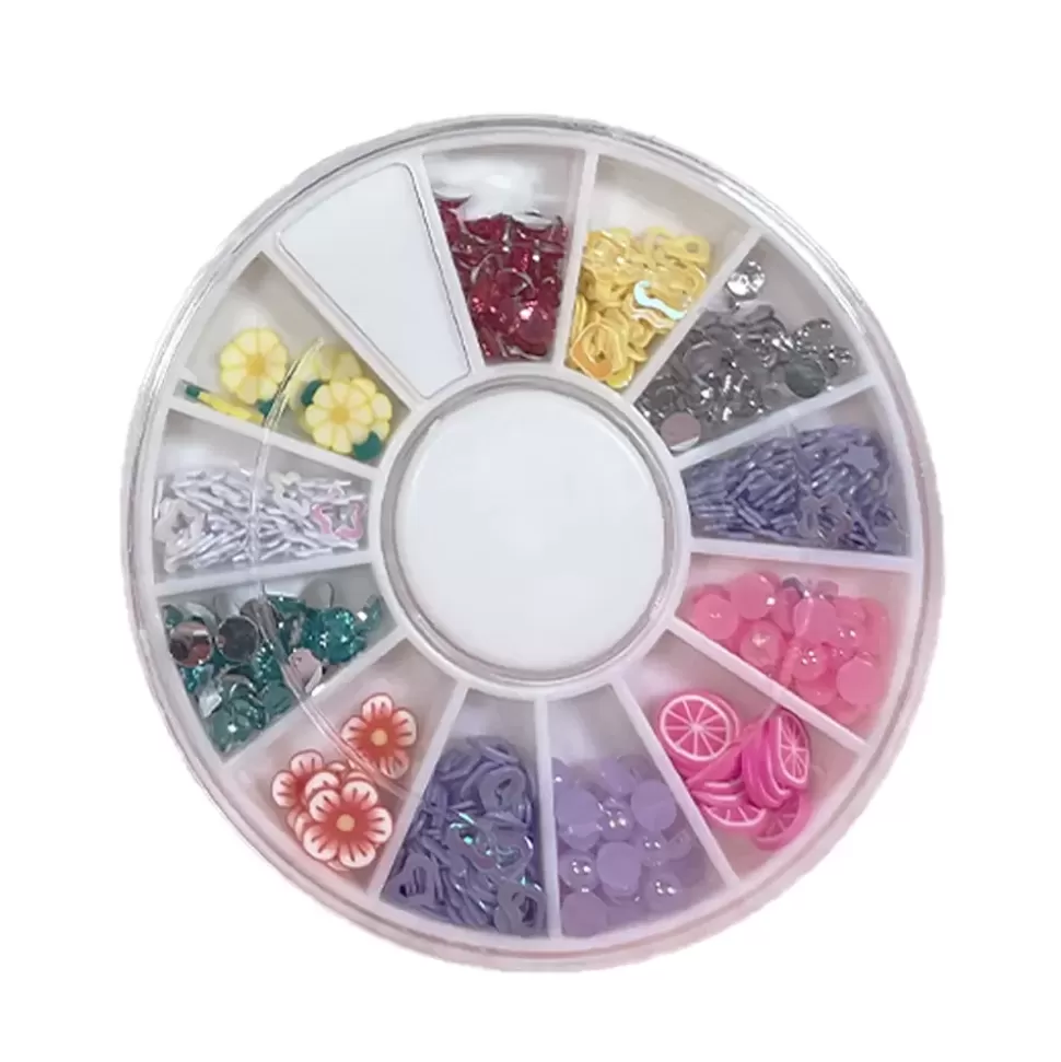 GLAM'UP PARIS Decoration Nail Art - Strass Et Perles Colorees Clearance