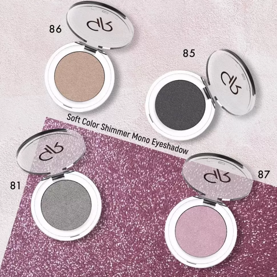 GOLDEN ROSE Fard À Paupières Soft Color Shimmer - 86 Chesnut Store