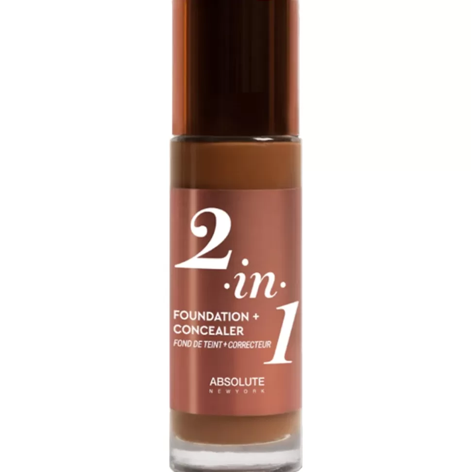 ABSOLUTE NEW YORK Fond De Teint Correcteur 2-En-1 - Warm Cognac Outlet