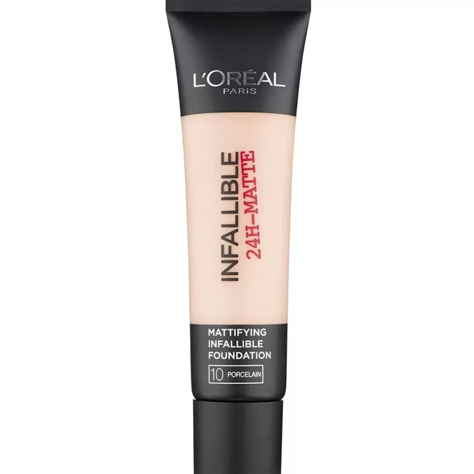 L'OREAL Fond De Teint Liquide Infaillible 24H Mat - 10 Porcelain Fashion