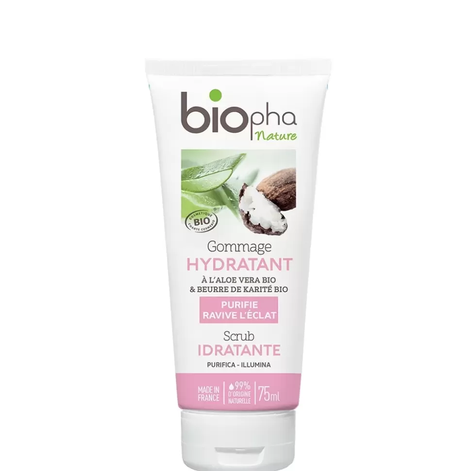 BIOPHA NATURE Gommage Hydratant Visage A L'Aloe Vera - Au Beurre De Karite Clearance